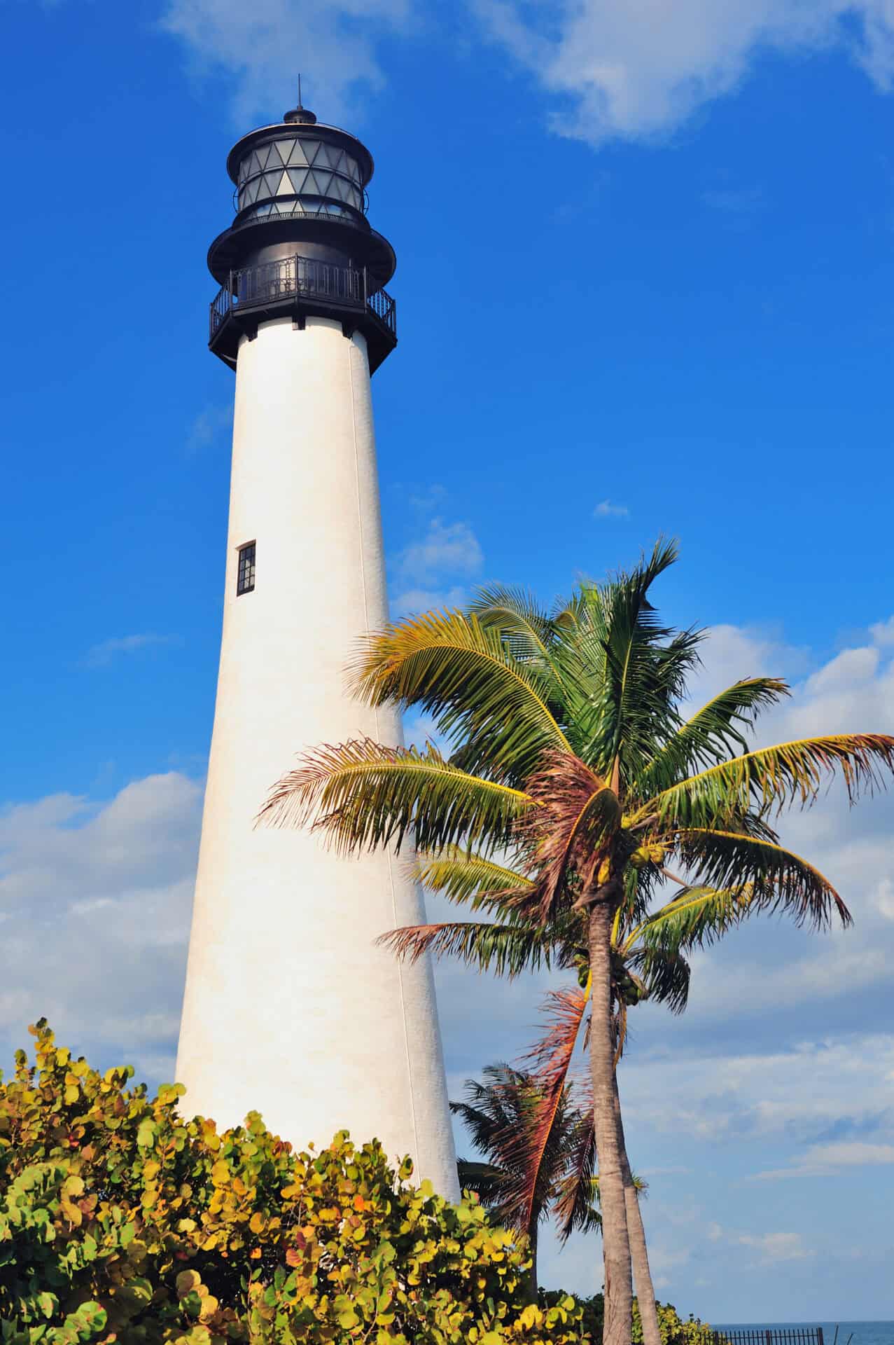 Lab-tested THCa flower shipped to Florida. Cape Florida Light lighthouse Miami