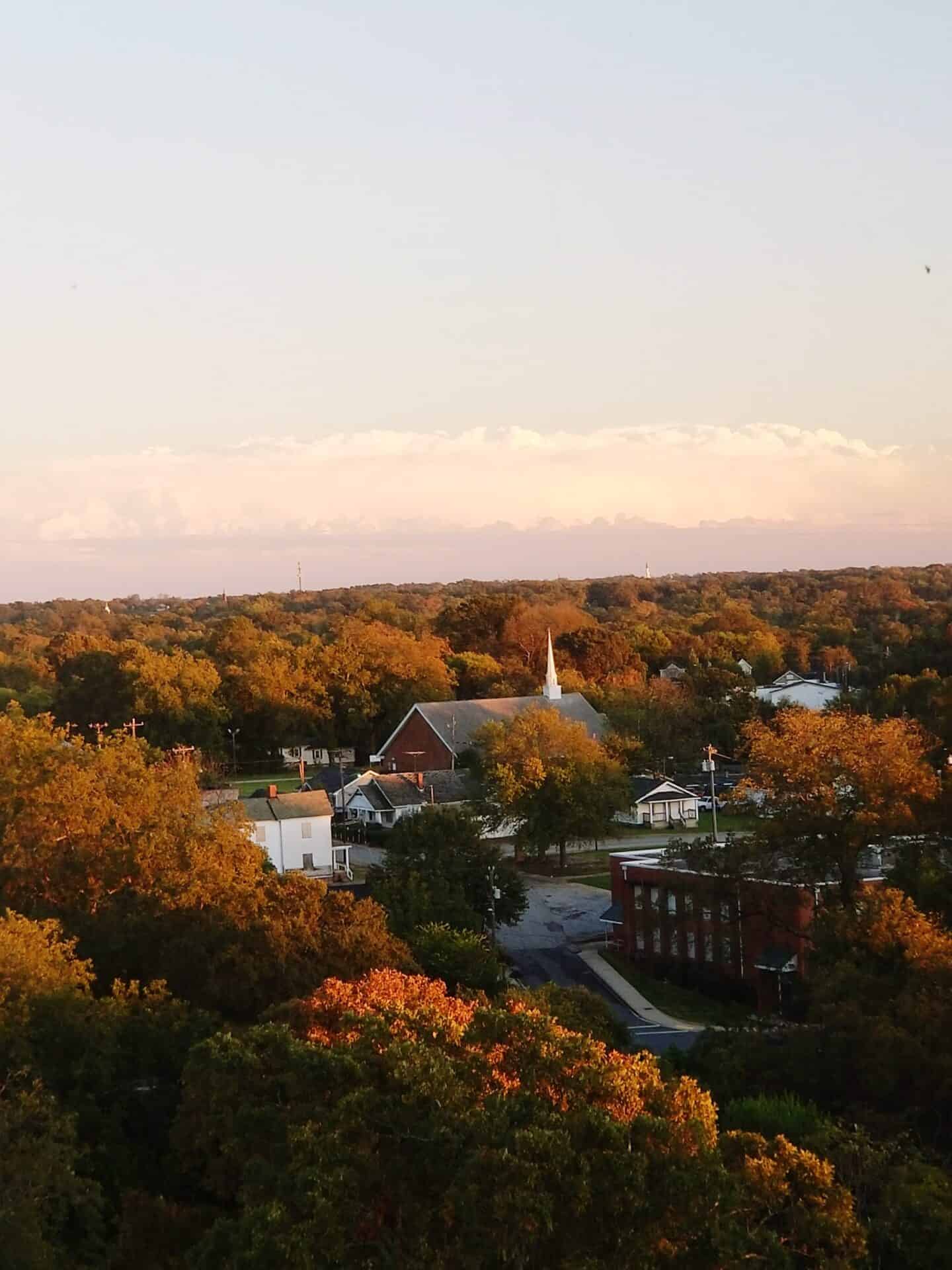 Lab-tested THCa flower shipped to Delaware. high-angle-view-trees-against-sky-autumn
